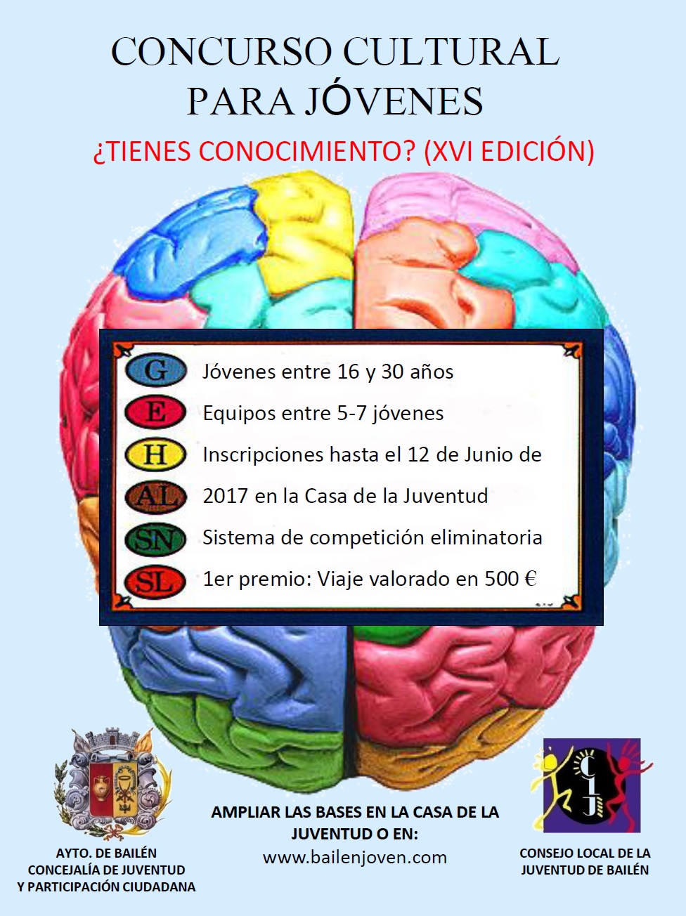 Cartel Concurso Tienes Conocimiento 2017