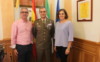 EL FLAMANTE GENERAL JEFE DE LA BRI “GÚZMAN EL BUENO” X VISITA BAILÉN