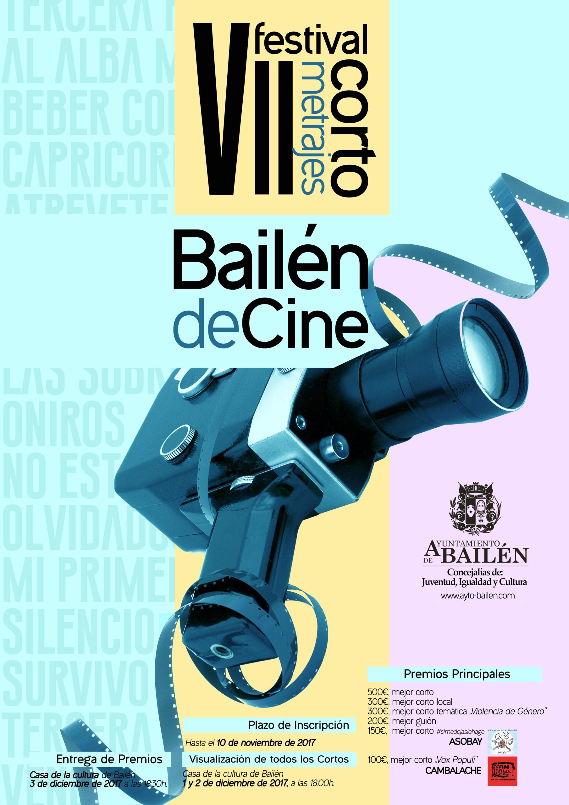 Cartel Bailén de Cine 2017