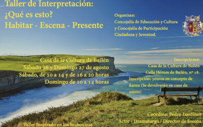 EL AYUNTAMIENTO ORGANIZA TALLERES DE INTERPRETACIÓN Y REALIZACIÓN DE CORTOMETRAJES