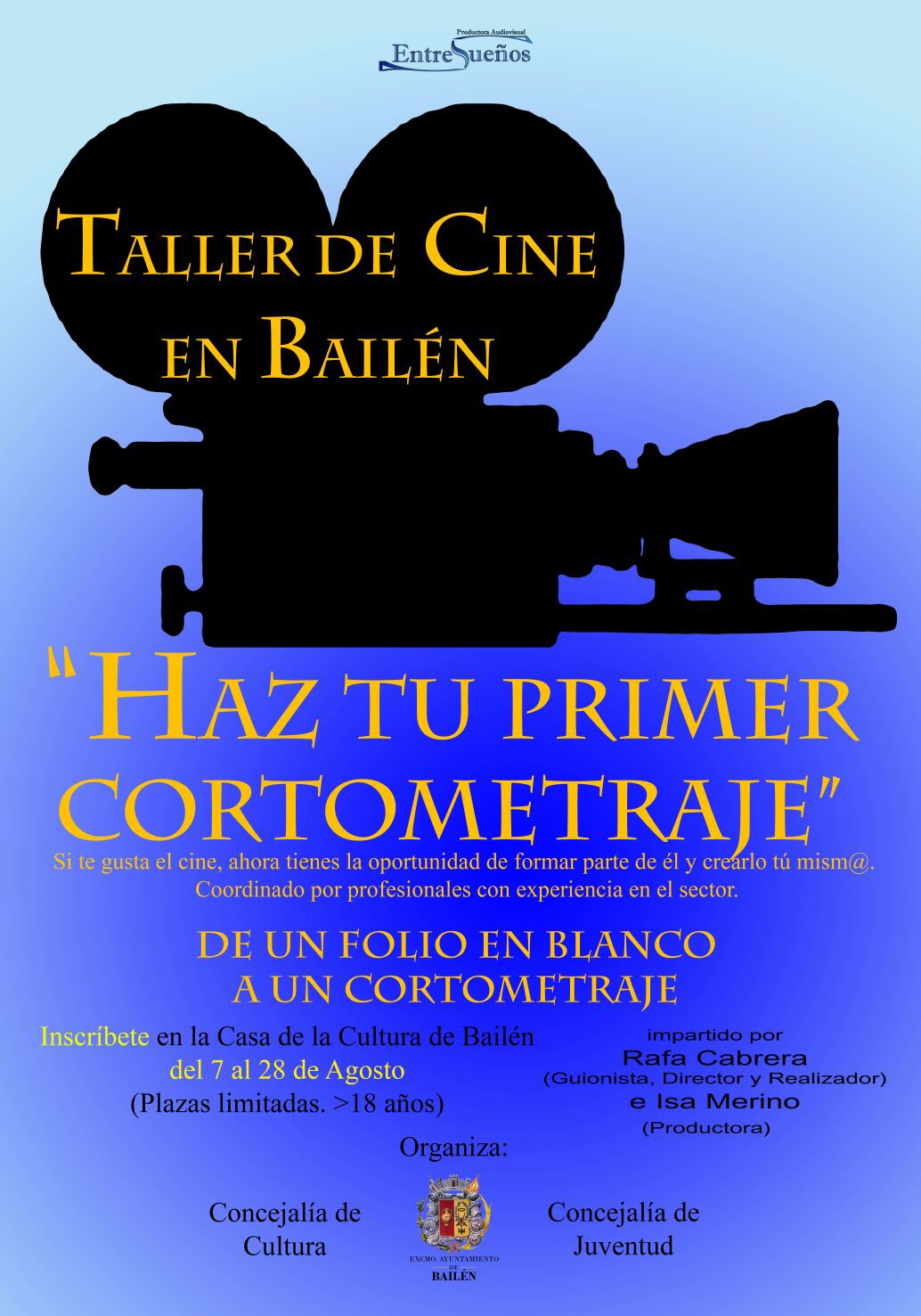 cartel taller de cine