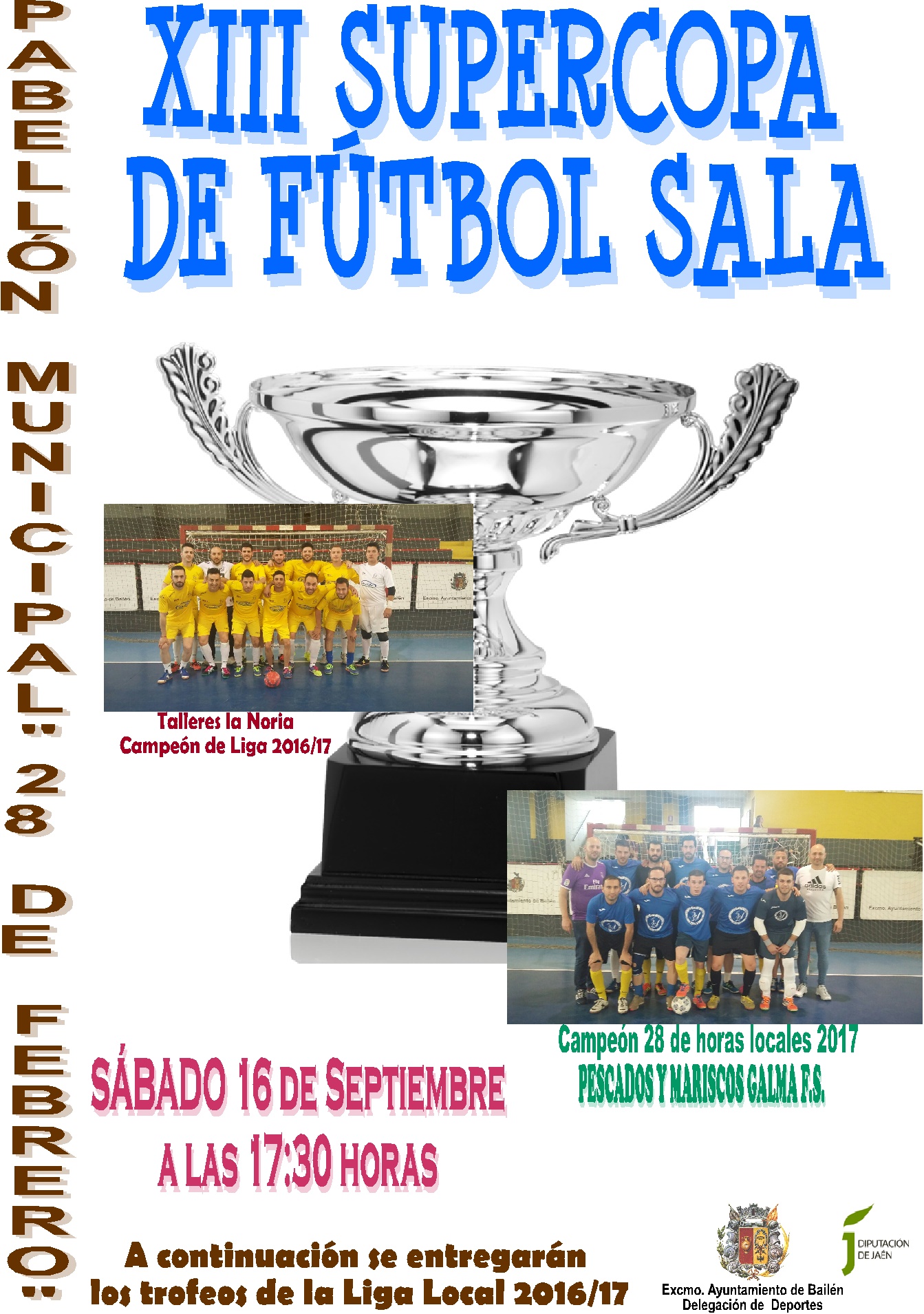 Cartel Supercopa fútbol Sala 