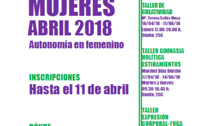 ABIERTO EL PLAZO DE INSCRIPCIÓN PARA PARTICIPAR EN LAS ACTIVIDADES DEL CENTRO DE LA MUJER