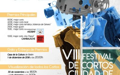 CONVOCADO EL VIII FESTIVAL DE CORTOMETRAJES