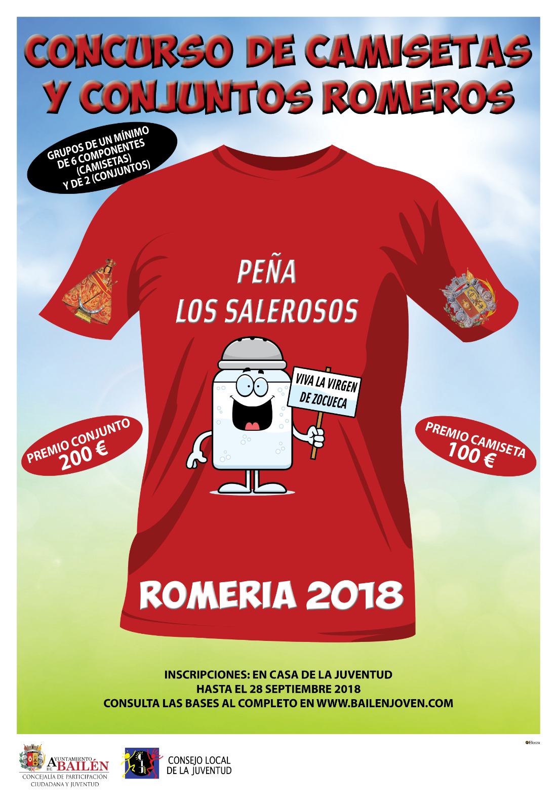 Cartel Concurso de Camisetas y Conjuntos Romeros