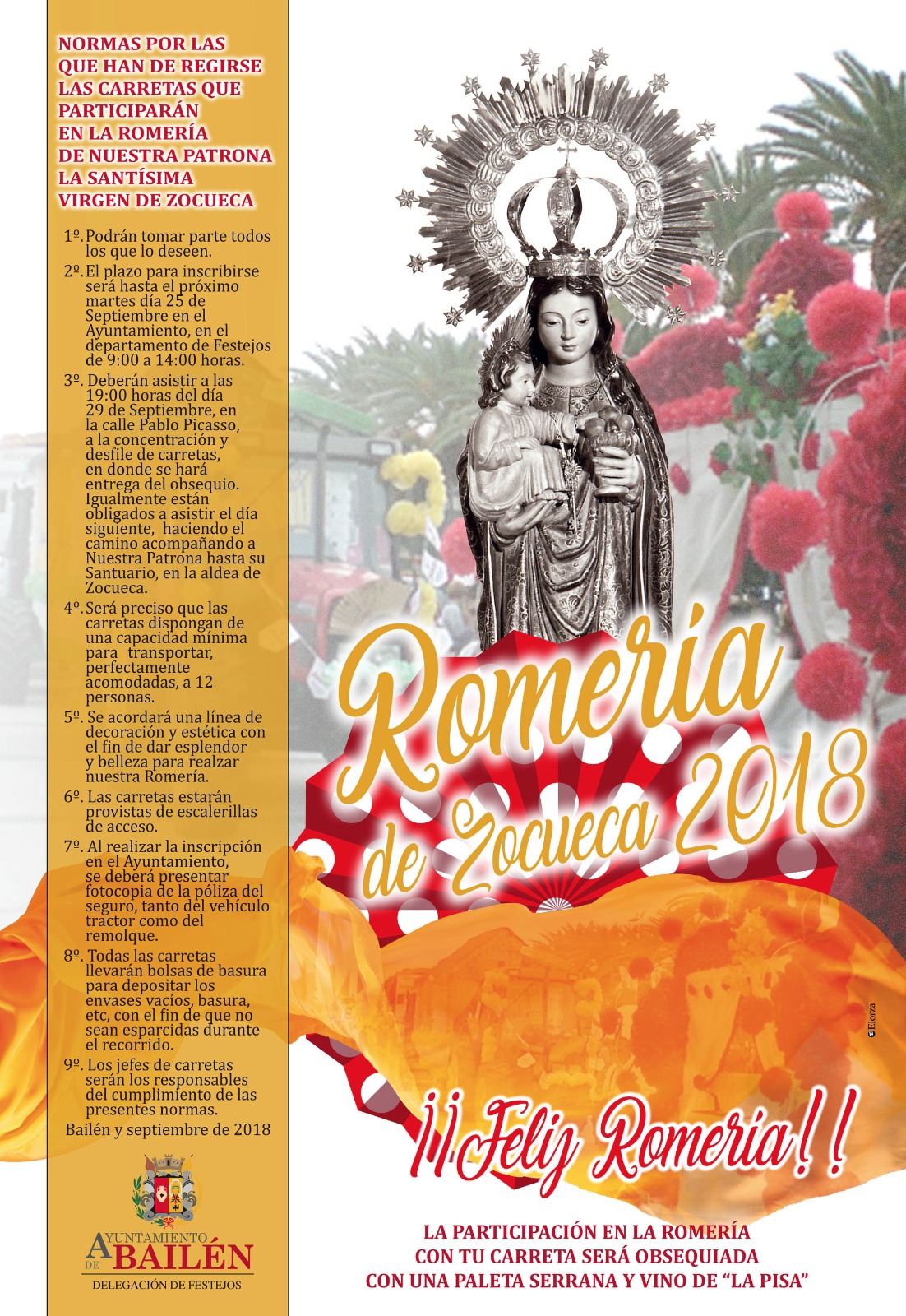 Cartel carretas Zocueca 2018