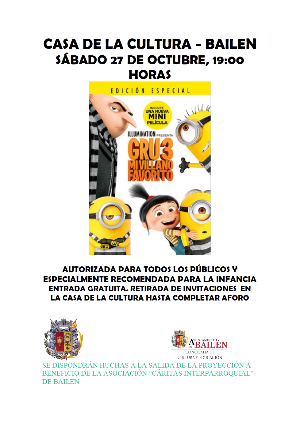 Cartel Gru nuevo
