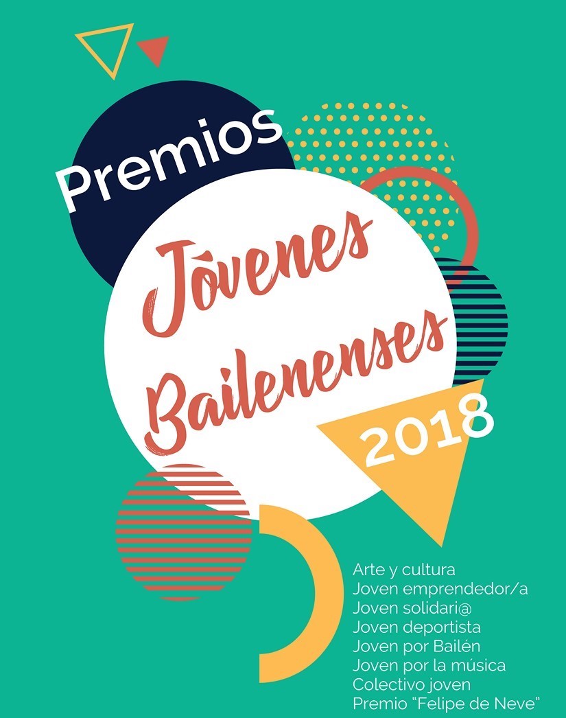 Cartel Premios Jóvenes Bailenenses 2018