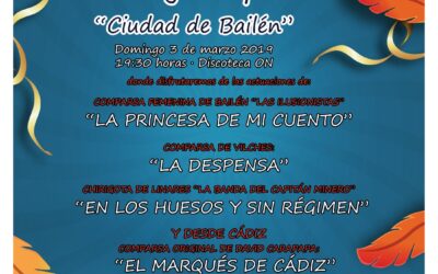 EL FESTIVAL DE CHIRIGOTAS Y COMPARSAS “CIUDAD DE BAILÉN” YA TIENE CONCRETADO EL PROGRAMA.