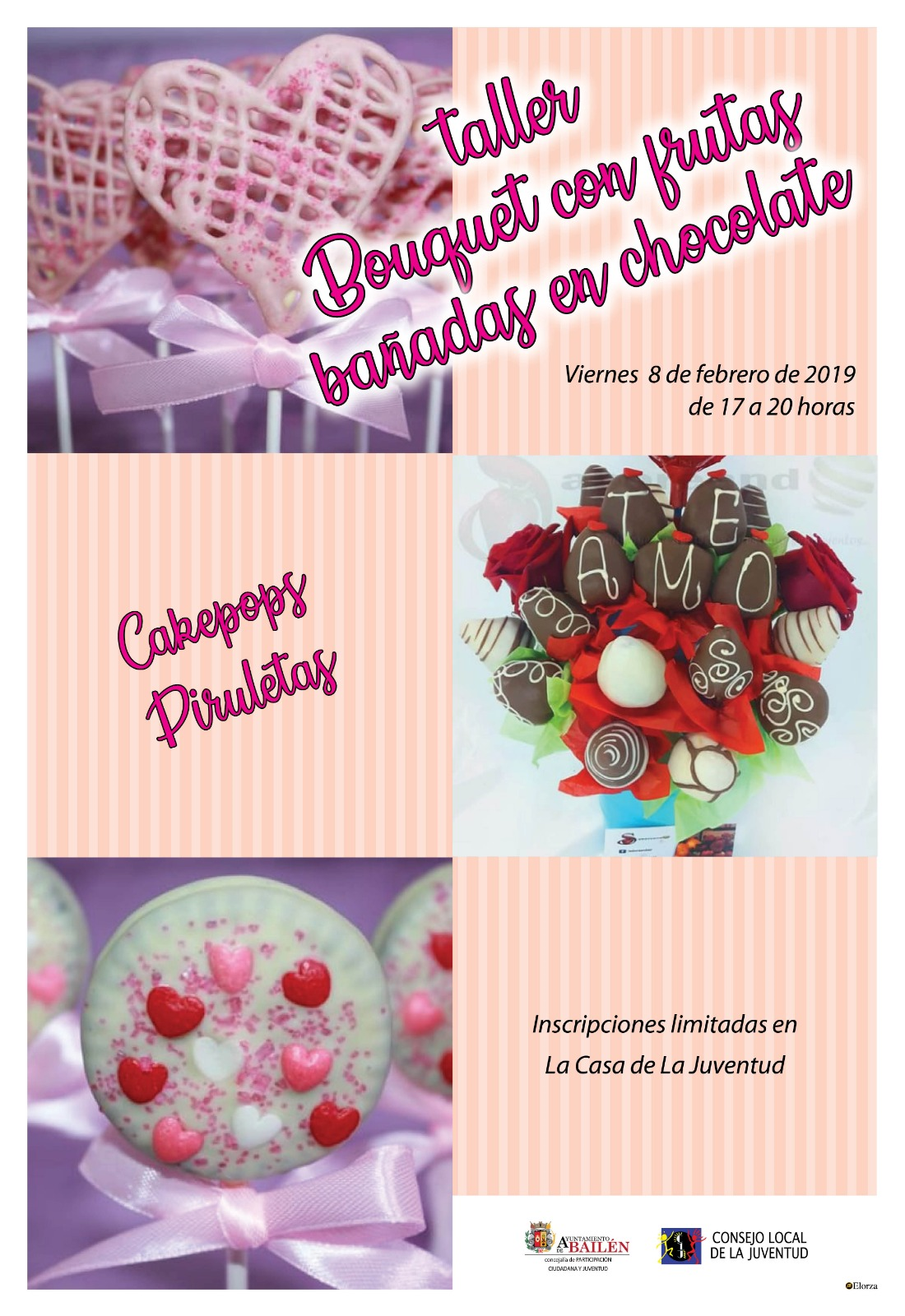 Cartel dulces para el Día de los Enamorados 2019