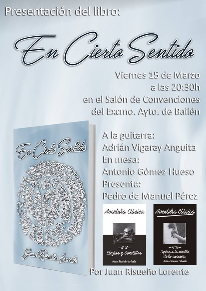 Cartel presentacion En cierto sentido