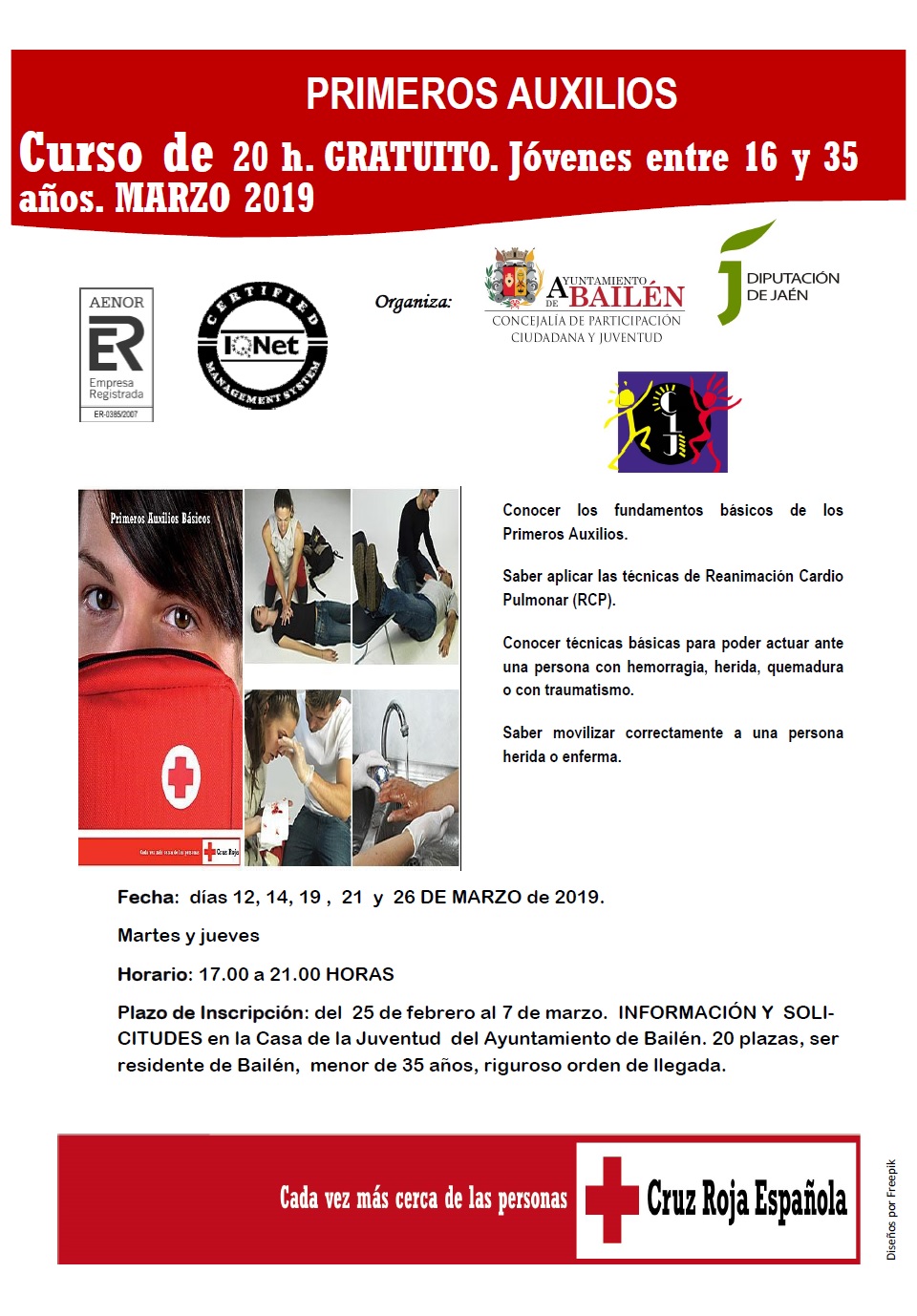 Curso primeros auxilios