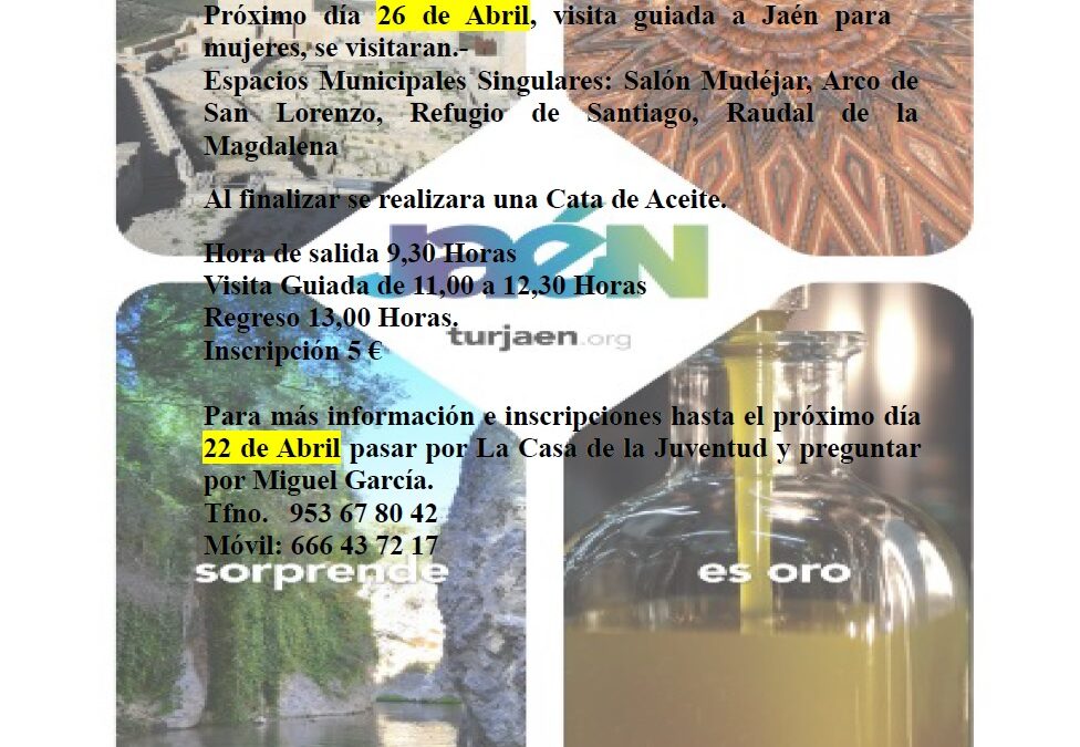 VISITA GUIADA A JAÉN