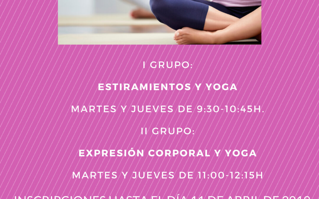 NUEVO PLAZO DE INSCRIPCIÓN PARA PARTICIPAR EN LAS ACTIVIDADES DEL CENTRO DE LA MUJER
