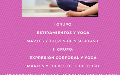 NUEVO PLAZO DE INSCRIPCIÓN PARA PARTICIPAR EN LAS ACTIVIDADES DEL CENTRO DE LA MUJER