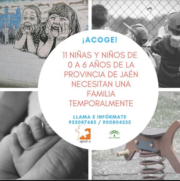 APRAF BUSCA FAMILIAS DE ACOGIDA PARA  MENORES