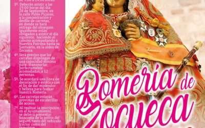 ABIERTO EL PLAZO DE INSCRIPCIÓN DE LAS CARRETAS PARA LA ROMERÍA DE LA VIRGEN DE ZOCUECA