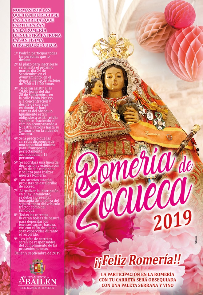Cartel Carretas 2019 Zocueca
