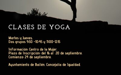 NUEVO PLAZO DE INSCRIPCIÓN PARA PARTICIPAR EN LAS ACTIVIDADES DEL CENTRO DE LA MUJER