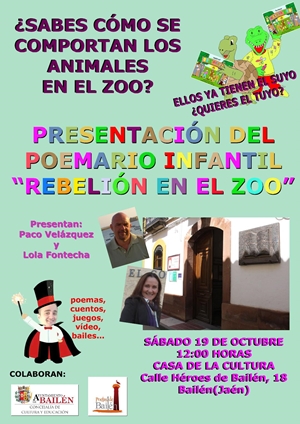 PRESENTACIÓN DEL POEMARIO INFANTIL “REBELIÓN EN EL ZOO”