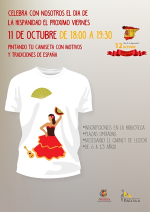 LA BIBLIOTECA MUNICIPAL BAÉCULA SE PREPARA PARA CELEBRAR EL DÍA DE LA HISPANIDAD