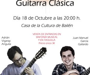 CONTINÚA LA PROGRAMACIÓN DEL “OTOÑO CULTURAL” CON UN CONCIERTO DE GUITARRA CLÁSICA