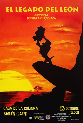 EL ESPECTÁCULO “EL LEGADO DEL LEÓN” LLEGA  A LA CASA DE LA CULTURA EL PRÓXIMO DOMINGO