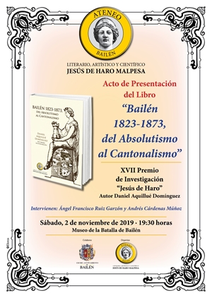 PRESENTACIÓN DE LA OBRA GANADORA DEL XVII PREMIO “JESÚS DE HARO MALPESA”