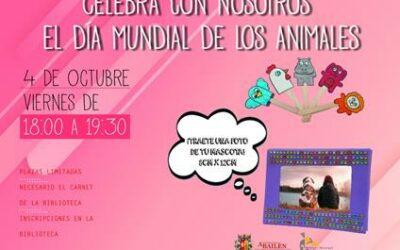 LA BIBLIOTECA MUNICIPAL BAÉCULA CELEBRA  EL DÍA DE LOS ANIMALES CON UN TALLER INFANTIL