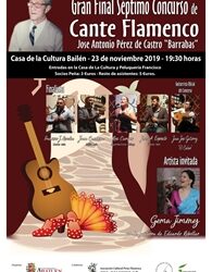 GRAN FINAL DEL VII CONCURSO DE CANTE FLAMENCO JOSÉ ANTONIO PÉREZ DE CASTRO BARRABÁS