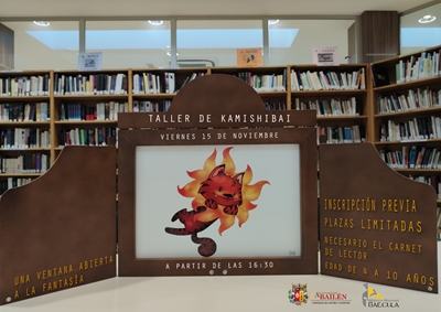 LA BIBLIOTECA MUNICIPAL BAÉCULA  ORGANIZA UN TALLER DE KAMISHIBAI