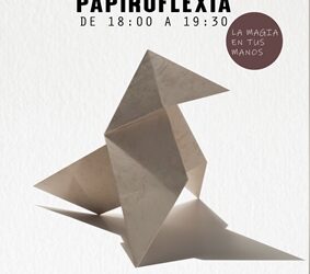 TALLER DE PAPIROFLEXIA EN LA BIBLIOTECA MUNICIPAL
