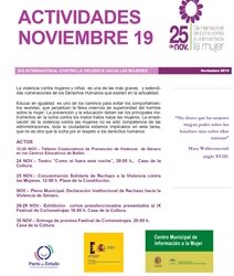 EL AYUNTAMIENTO SE SUMA A LA CONMEMORACIÓN DEL 25N CONTRA LA VIOLENCIA DE GÉNERO