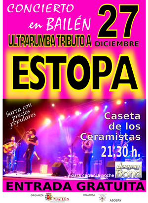 CONCIERTO TRIBUTO A ESTOPA, ULTRARUMBA