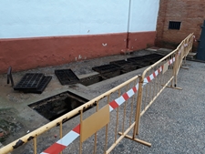 TRABAJOS PREVIOS POR LAS FUERTES LLUVIAS