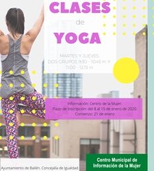 ABIERTO EL PLAZO DE INSCRIPCIÓN DE LOS TALLERES DE YOGA