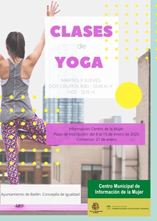 ABIERTO EL PLAZO DE INSCRIPCIÓN DE LOS TALLERES DE YOGA