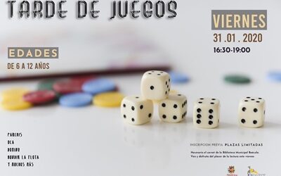 TARDE DE JUEGOS EN LA BIBLIOTECA MUNICIPAL