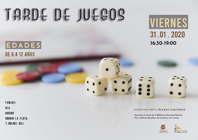 TARDE DE JUEGOS EN LA BIBLIOTECA MUNICIPAL