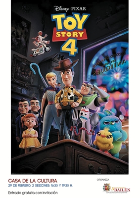 ROYECCIÓN DE LA PELÍCULA DE ANIMACIÓN TOY STORY 4