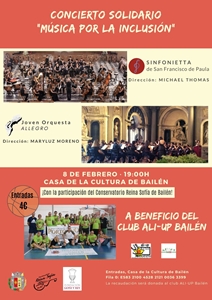 CONCIERTO SOLIDARIO MÚSICA POR LA INCLUSIÓN
