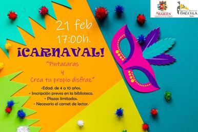 TALLER DE CARNAVAL EN LA BIBLIOTECA BAÉCULA