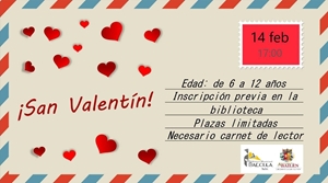 LA BIBLIOTECA TAMBIÉN CELEBRA EL DÍA DE SAN VALENTÍN