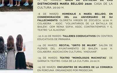 PROGRAMA DE ACTOS CONMEMORATIVOS DEL DÍA INTERNACIONAL DE LAS MUJERES