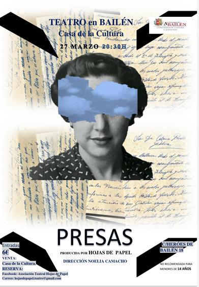 LA CASA DE LA CULTURA ACOGE LA REPRESENTACIÓN DE LA OBRA “PRESAS”