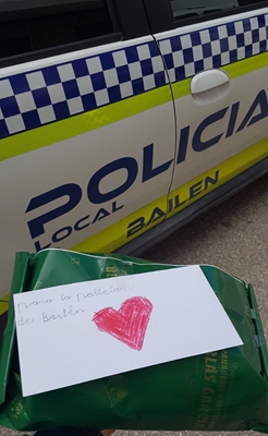 AGRADECIMIENTO POR LA RÁPIDA ACTUACIÓN DE LA POLICÍA LOCAL