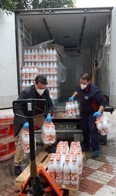 AGRADECIMIENTO A CENTRAL LECHERA ASTURIANA CAPSA FOOD