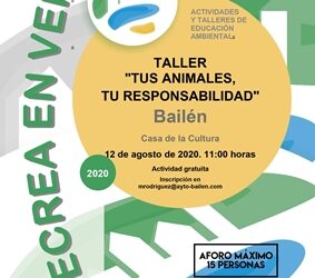 “TU ANIMAL, TU RESPONSABILIDAD”, TALLER DE EDUCACIÓN MEDIOAMBIENTAL