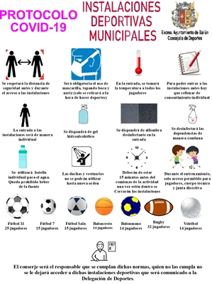 A PARTIR DEL DÍA 21 SE PODRÁN UTILIZAR LAS INSTALACIONES DEPORTIVAS MUNICIPALES