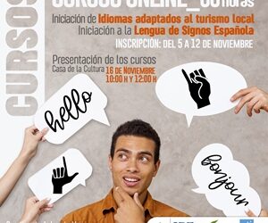 EL LUNES SE PRESENTARÁN LOS CURSOS DE “IDIOMAS ADAPTADOS AL TURISMO” Y “LENGUA DE SIGNOS”